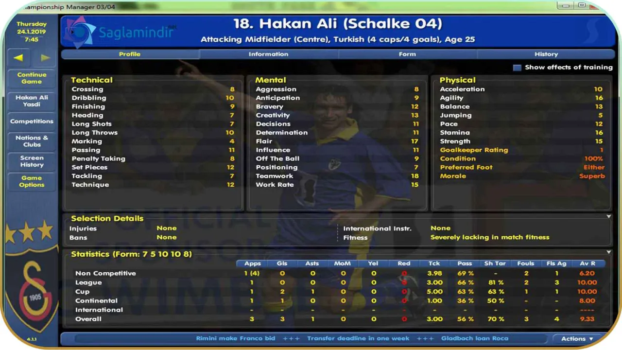 Championship Manager - CM 03-04 Türkçe Yama